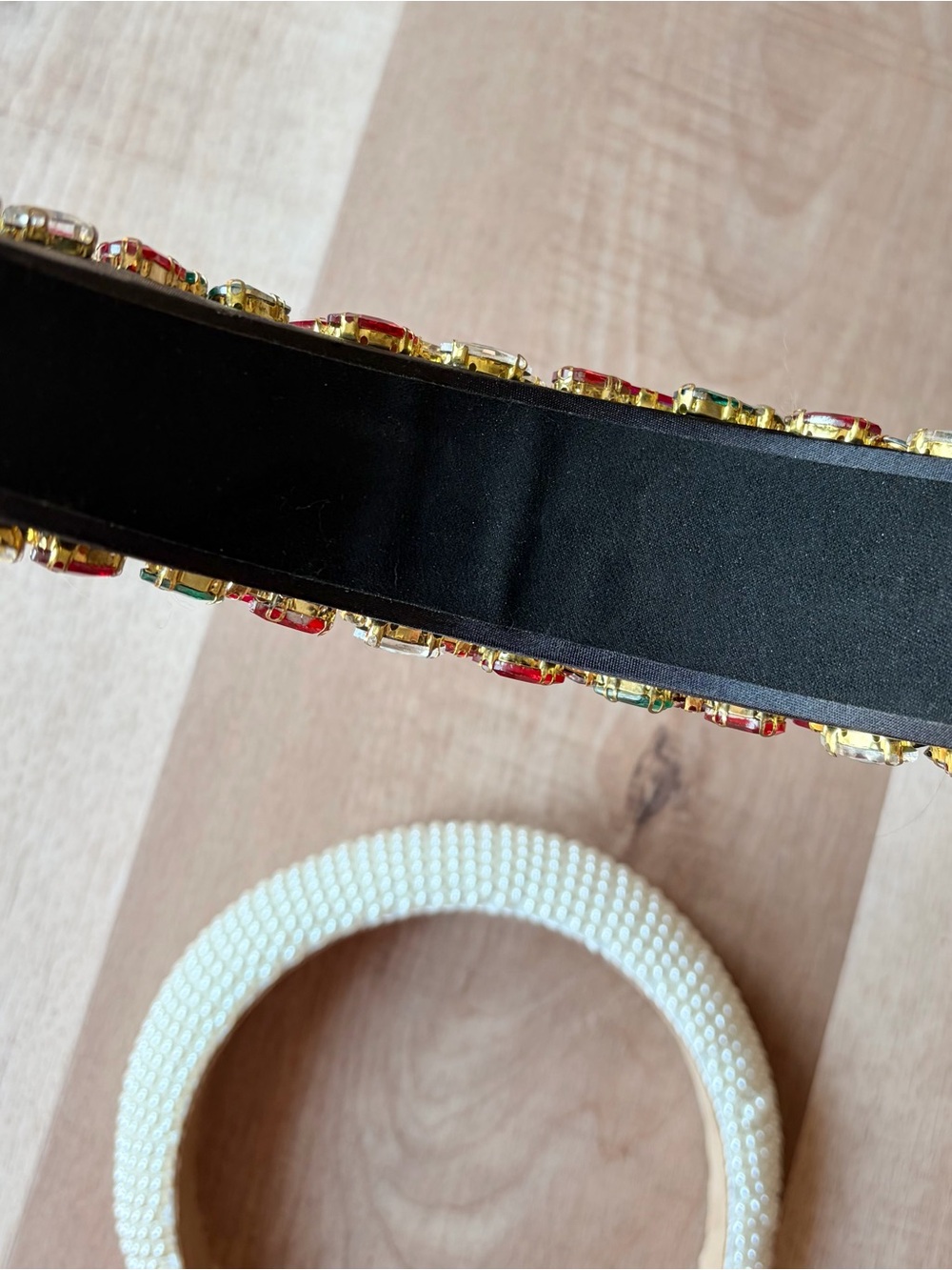 NWOT Vibrant Multi-Color Crystal Gemstone Statement Headband - Women Accessories - Picture 8 of 8